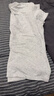 优衣库竹节纱V领T恤/短袖女装纯棉打底休闲百搭26春夏新款483460 483460/03灰色 L 实拍图
