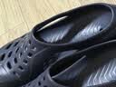 迪卡侬（DECATHLON）游泳男士凉鞋沙滩拖鞋洞洞鞋外穿NABD2028001深蓝色网格款43码 实拍图