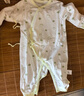 欢喜小熊新生儿连体哈衣春夏季宝宝纯棉护肚爬服0-6个月新生婴儿蝴蝶衣 实拍图