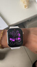Apple/苹果 Watch S11 智能手表GPS款46毫米玫瑰金色铝金属表壳淡桃粉色运动型表带S/M MEVT4CH/B 实拍图