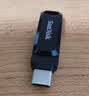 闪迪（SanDisk）256GB Type-C USB3.2 手机U盘DDC3黑色 读速高达400MB/s 自动备份 手机电脑两用 双接口大容量优盘 实拍图