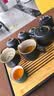 京东京造茶具整套 套装功夫茶盘茶台茶壶【黑陶小雅】 12件套家用茶具 实拍图