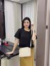 纪诗哲（GIEVSZHE）轻奢包包女士包2026新款斜挎戴妃包生日七夕情人节礼物送女友老婆 【当/次日达】米白色-七夕礼物送女友/一生只送一人 -情人节生日礼物送女友老婆【礼盒包装】 实拍图