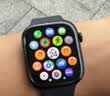 Apple/苹果 Watch S11 智能手表GPS+蜂窝款46毫米亮黑色铝金属表壳黑色运动型表带M/L MFDA4CH/B 实拍图
