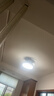 钻石牌（DIAMOND） 吊扇灯隐形风扇灯led客厅卧室吊灯饰现代简约电扇灯吸顶带灯吊扇 36寸金色圆中圆-6档遥控-正反转 实拍图