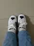 斯凯奇（Skechers）小白熊女鞋秋冬季厚底百搭老爹鞋熊猫鞋休闲运动鞋 实拍图