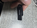 闪迪（SanDisk）64GB USB3.2 U盘 CZ550黑色 读速100MB/s 安全加密 数据恢复 学习办公电脑车载 高速大容量优盘 实拍图