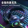 惠普（HP）【京东金榜】H100游戏耳机头戴式带麦克风音乐电竞网吧有线耳机台式电脑电竞三角洲   3.5mm+USB黑 实拍图