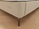 全友家居 茉伊真皮床1.8米x2米主卧室双人大床奶油风头层牛皮艺软包床 实拍图