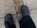 卡骆驰（CROCS）经典玛丽珍芭蕾洞洞鞋|210581 黑色   40 (250mm) 实拍图