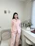 猫人（MiiOW）纯棉睡衣女士2026年新款100%全棉春秋季家居服可外穿大码长袖套装 蜜粉色【100%新疆棉亲肤柔软】 L 【推荐160-165cm95-110斤】 实拍图