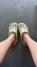 卡骆驰（CROCS）经典洞洞鞋轻便百搭女沙滩鞋包头拖鞋男鞋|10001 骨白色-2Y2(含智必星) 37 /38(230mm) 实拍图
