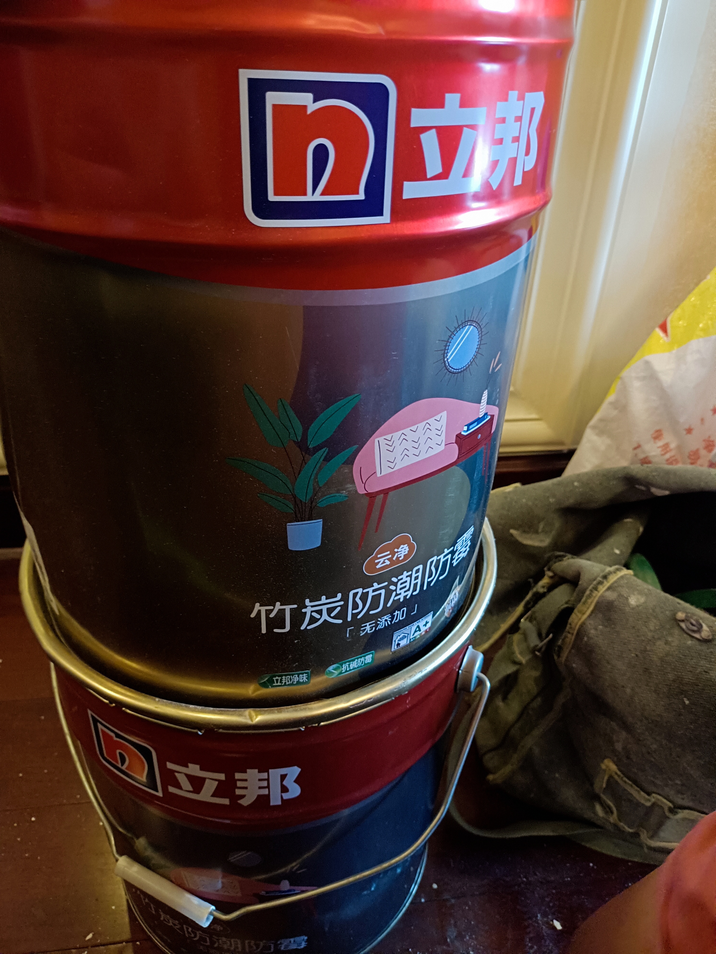 立邦乳胶漆金装净味五合一油漆无添加环保墙面漆内墙室内涂料京雅居 【竹炭净味】18L 面漆 免费调色 实拍图