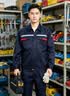 保罗岚芝防静电工作服套装男春秋季劳保服工程服定制企业汽修工厂工地工装 实拍图