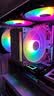 九州风神（DEEPCOOL）玄冰600白ARGBCPU风冷散热器6热管单塔/热管偏置设计/聚风环ARGB风扇/多平台支持 实拍图