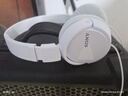 索尼（SONY） MDR-ZX110AP 耳机头戴式重低音手机电脑游戏有线耳机学生上网课学习办公耳麦 白色 实拍图