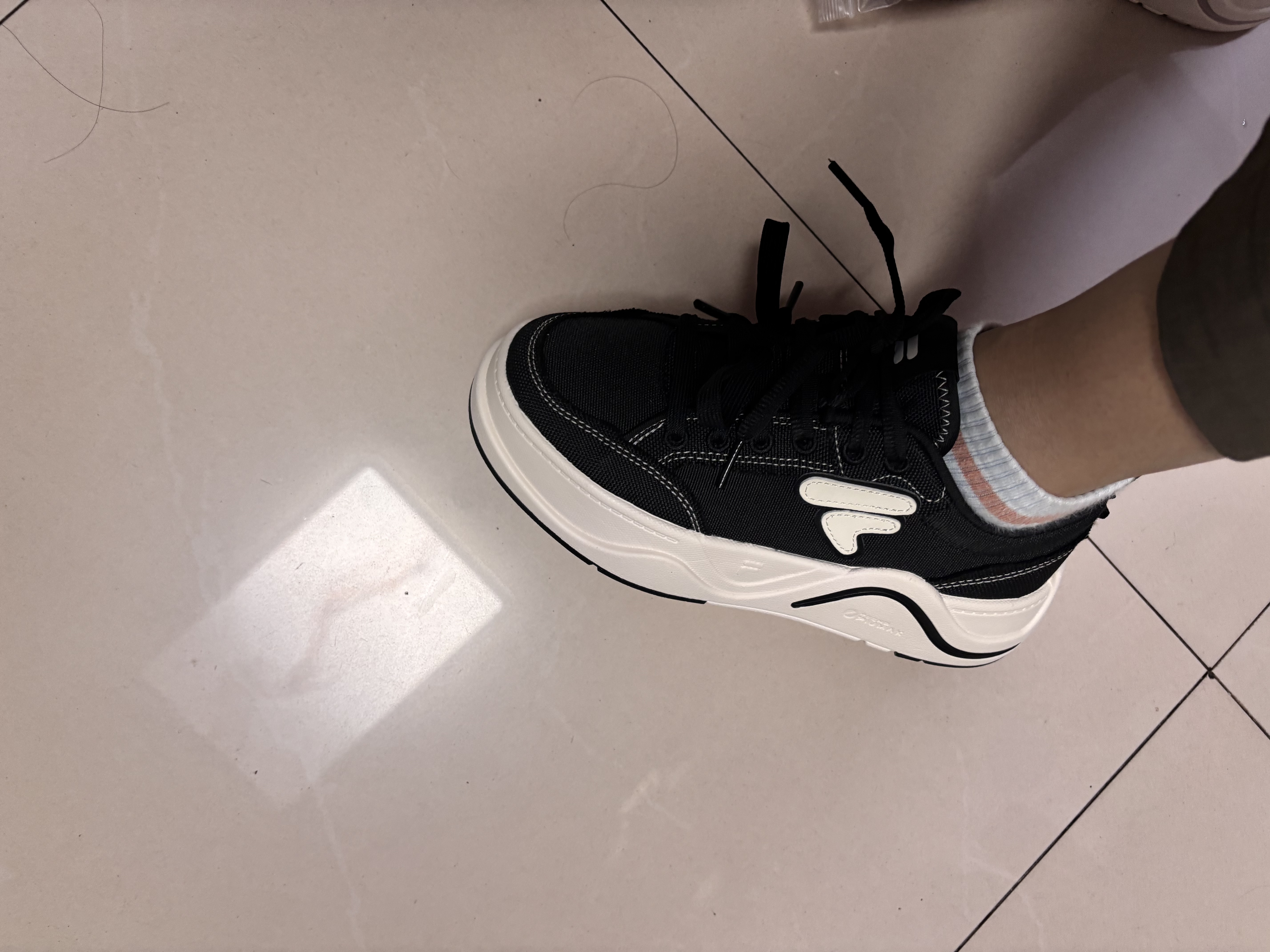 FILA FUSION斐乐【章昊同款】滑板鞋｜潮牌帆布鞋女士运动鞋 实拍图