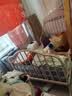 林氏家居0.8米儿童床加长床铁艺床伸缩床婴儿卧室单人床含床板新款LH297A1 实拍图