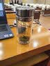 富光玻璃杯双层 带茶隔高硼硅玻璃水杯 茶水分离车载泡茶杯子男400ml 实拍图
