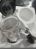玻璃泡茶杯山峦杯办公水杯防烫隔热茶水分离飘逸杯礼物 透明色-530ml 实拍图