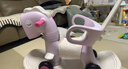 babycare摇摇马六合一多功能男女孩生日礼物木马年玩具-紫摇马+粉色坐垫 实拍图