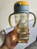 贝亲（Pigeon）防胀气 自然成长翻盖直饮吸管 大童奶瓶330ml 马戏团 18月+ AA279 实拍图