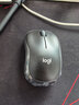罗技（Logitech）M187P（同M186 M185外观）无线鼠标 办公鼠标笔记本电脑鼠标家用含2.4G接收器即插即用  黑色 实拍图
