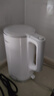 美的（Midea）烧水壶电热水壶304食品级不锈钢无缝内胆双层防烫1.7L大容量1800W智能断电SHJ1721 实拍图