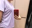 夏季速干跑步运动套装女宽松晨跑健身训练服高级感专业短袖瑜伽服 C07紫色+DK476紫色短裤【裸感面料】两件装 XL( 【推荐120-140斤】) 实拍图