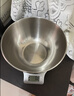 香山电子秤厨房秤 克重秤 烘焙秤 不锈钢大秤面 0.1g/5kg 电池款 实拍图