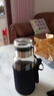 【送杯套】大容量加厚玻璃杯子便携杯茶水分离带杯套泡茶水杯 透明 1000ml吨吨桶 1只装 实拍图