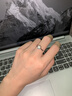钻途人工培育钻石一克拉钻戒VVS2求婚戒指微镶小钻结婚生日情人节礼物 50分培育钻戒/D级/3EX/VVS2 开口（可调节大小） 实拍图