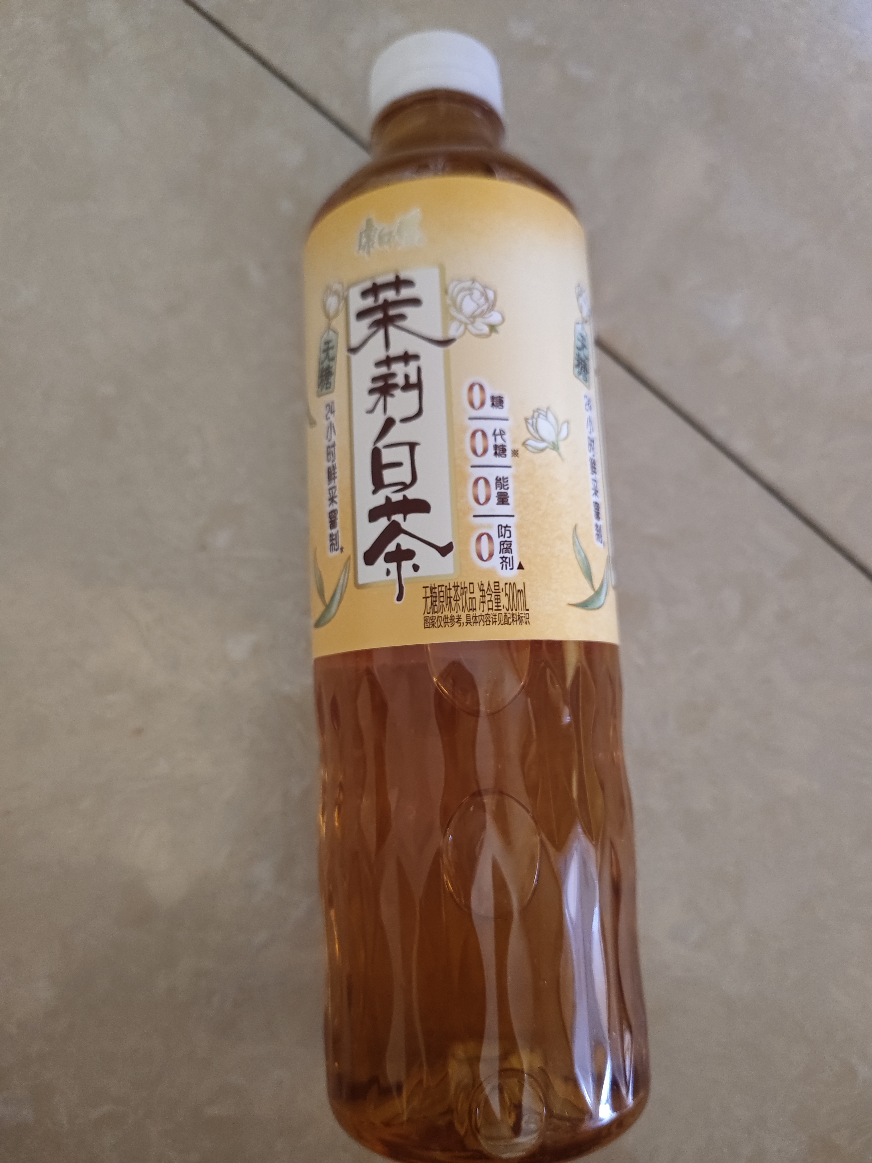 康师傅无糖茉莉白茶500ml*15瓶 实拍图