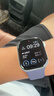 Apple/苹果 Watch S11 智能手表GPS款46毫米银色铝金属表壳雾紫色运动型表带M/L MEVX4CH/B 实拍图