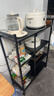 全品屋厨房置物架落地多功能用具层架收纳家用水果蔬菜篮子储物货架348 实拍图