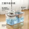 京东京造旋转拖把36cm家用一拖净免手洗拖地神器洗拖一体墩布带桶含2拖布 实拍图