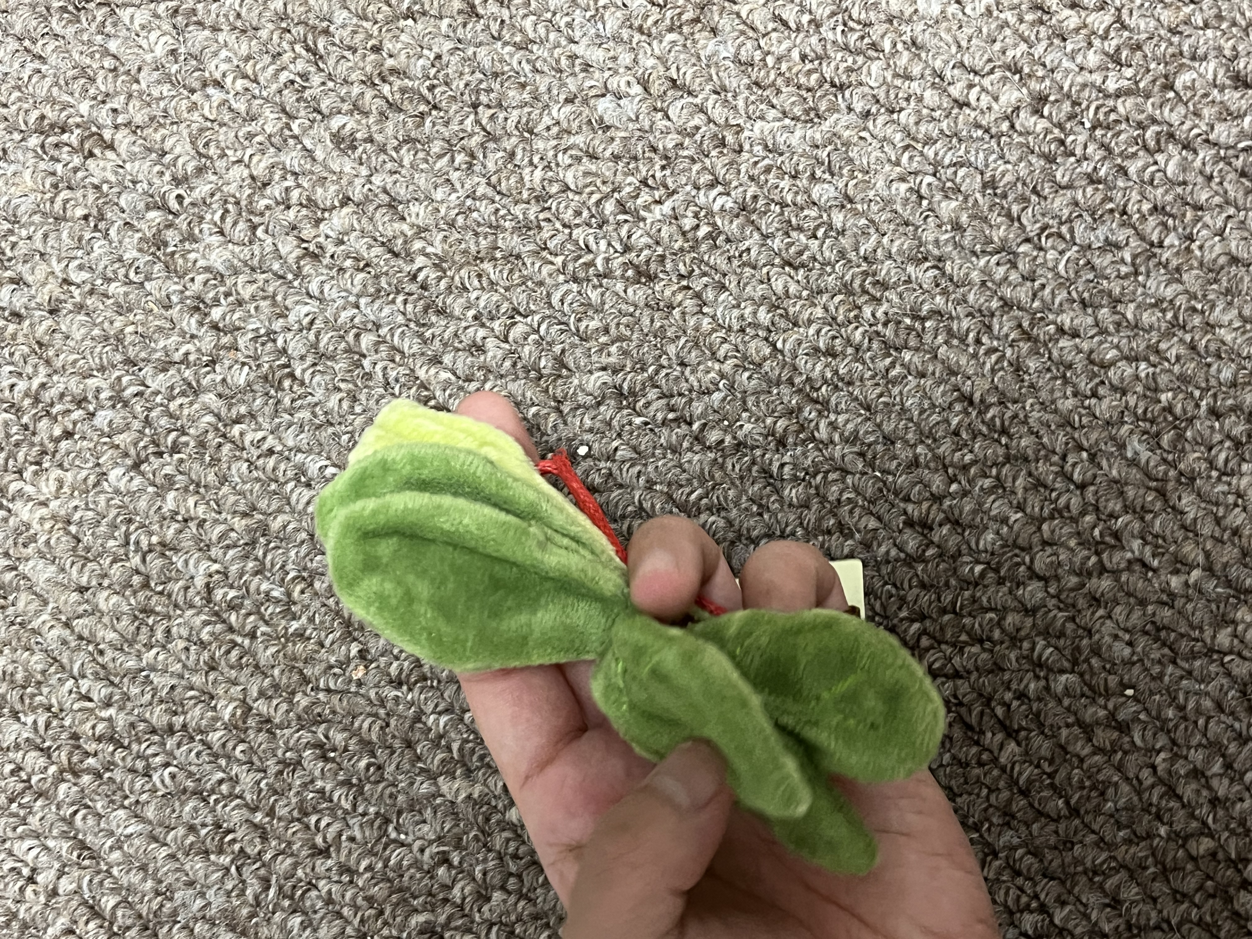 首力仿真柚子叶挂件拍拍除烦恼毛绒玩偶书包钥匙扣包包配饰创意礼物 实拍图