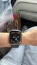Apple/苹果 Watch S11 智能手表GPS款46毫米银色铝金属表壳雾紫色运动型表带S/M MEVW4CH/B 实拍图