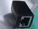 山泽网线对接头转接头 千兆网络延长连接器转换器 RJ45网口直通头模块适用5/6/7类网线 10个装 1010BK 实拍图