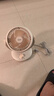 美的（Midea）【小型风扇】轻音台式桌面空气循环扇家用柔风电风扇宿舍办公迷你台扇落地扇空调伴侣 GAF18AD 实拍图