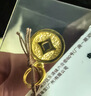 六福珠宝 黄金吊坠铜钱不含项链足金七夕礼物 计价 L01GTBP0010 约0.73克 实拍图