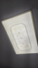 惠普精工卧室吸顶灯led现代简约餐厅书房灯具方50*50cm遥控三色 实拍图