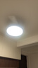 欧普照明（OPPLE）风扇灯护眼全光谱智控空调Ra95餐厅护眼电风扇卧室灯36寸 冰风白 实拍图