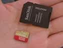 闪迪（SanDisk）128GB TF(MicroSD)内存卡4K极速金卡A2 V30 U3兼容大疆Pocket3/4P/Action 6运动相机/无人机存储卡 实拍图