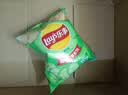 乐事（Lay's）薯片 得克萨斯烧烤味 135克*7包 休闲零食 膨化食品 实拍图