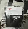 速比涛（Speedo）成人泳帽EPP纯色游泳布帽入门款防水舒适高弹不勒头轻盈透气 黑色 实拍图
