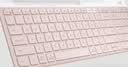 罗技（Logitech）时尚系列 K580 无线蓝牙键盘 办公键盘 便携超薄 笔记本键盘 平板键盘 茱萸粉 101键 实拍图
