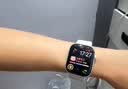 Apple/苹果 Watch S11 智能手表GPS+蜂窝款42毫米玫瑰金色铝金属表壳淡桃粉色运动型表带S/M MF984CH/B 实拍图