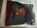 厨房餐饮专用可擦手款围裙防水防油H背带款可爱卡通印花工作服 黑色围裙1条 实拍图