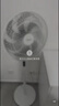 美的（Midea）【飓风节能】七叶柔风立式电风扇/家用轻音落地扇/台式小型风扇/大风力遥控定时摇头风扇 SAH35BSJ 实拍图